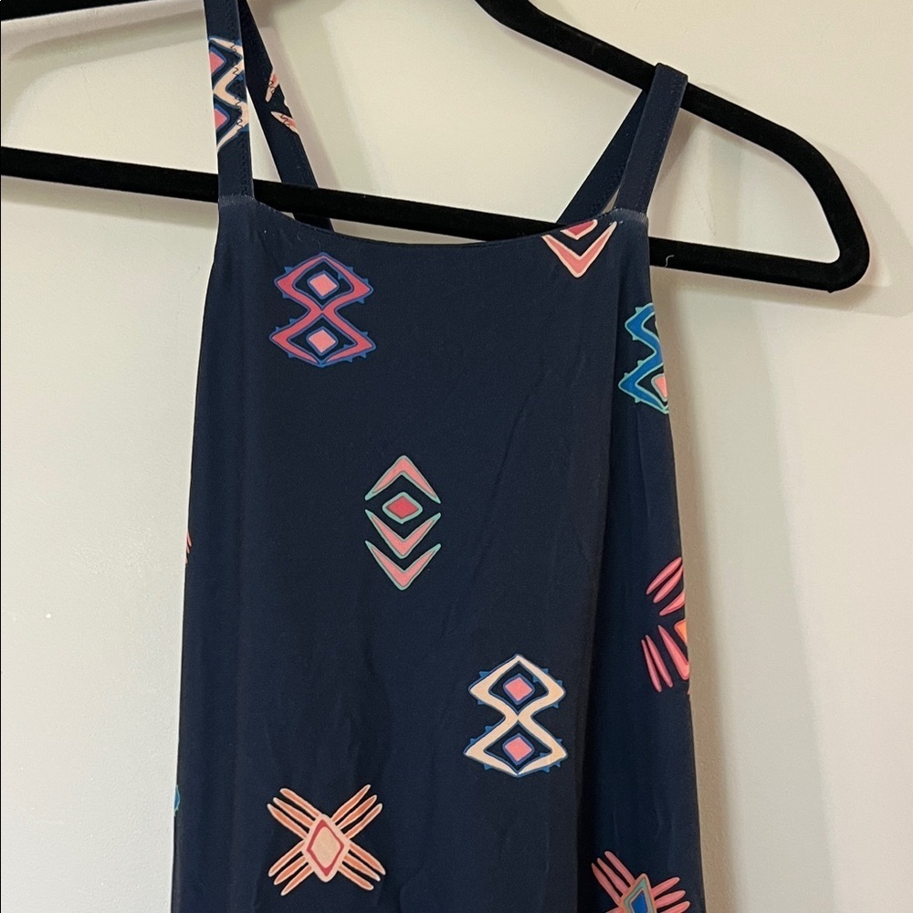 Patagonia Dark Blue Maxi Dress with Colorful Patterns - Picture 4 of 8